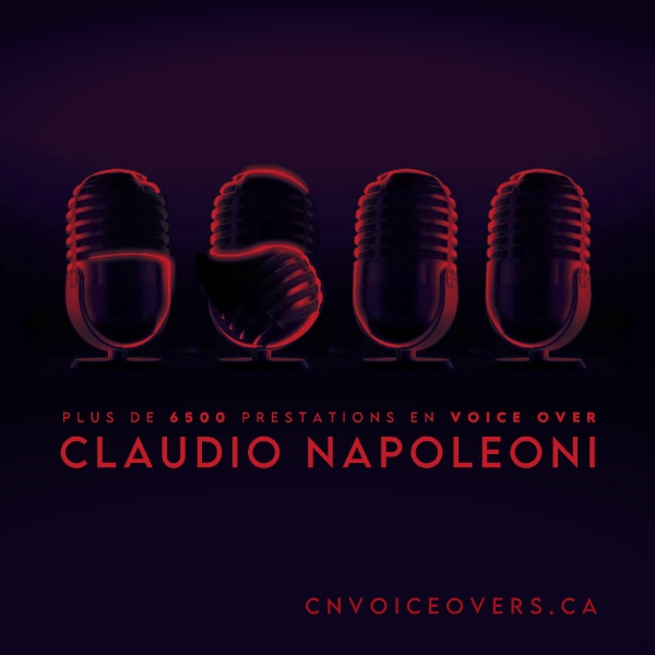 Claudio Napoleoni is celebrating the delivery of his 6500 th  professional career voice over  (July 2025)